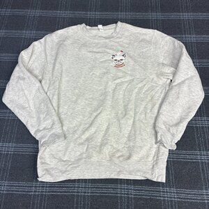 COFFEE STAIN Mens Large Sweater Fantastic Mr Fox Wes Anderson Hipster Artsy